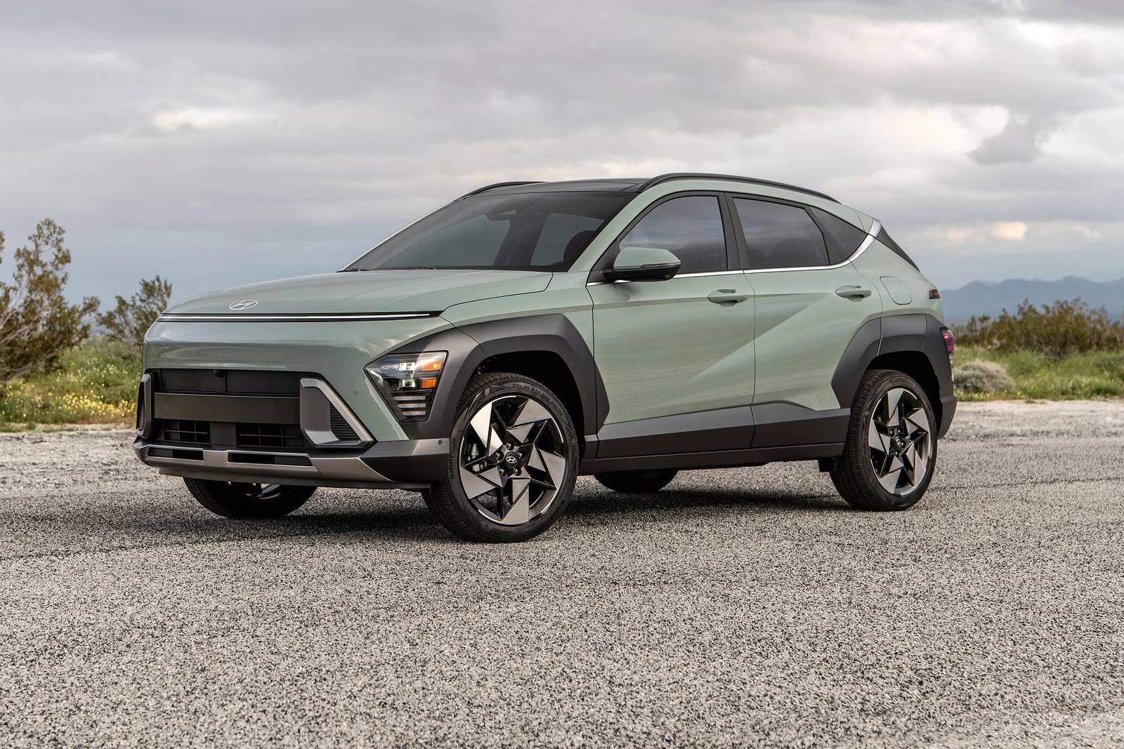 Front quarter view of the 2026 Hyundai Kona in Chicago