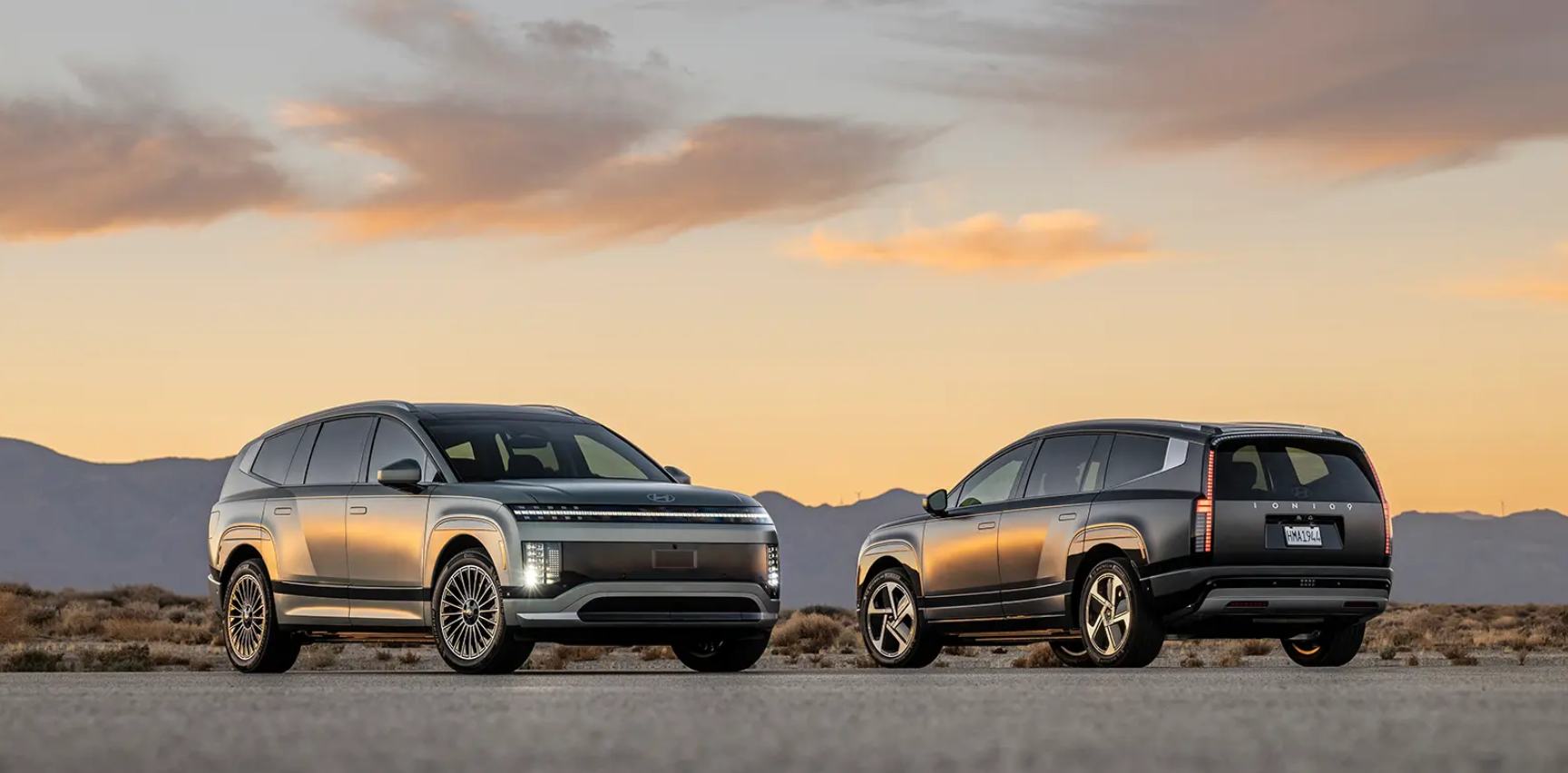 Interior and technology display of a Hyundai electric SUV