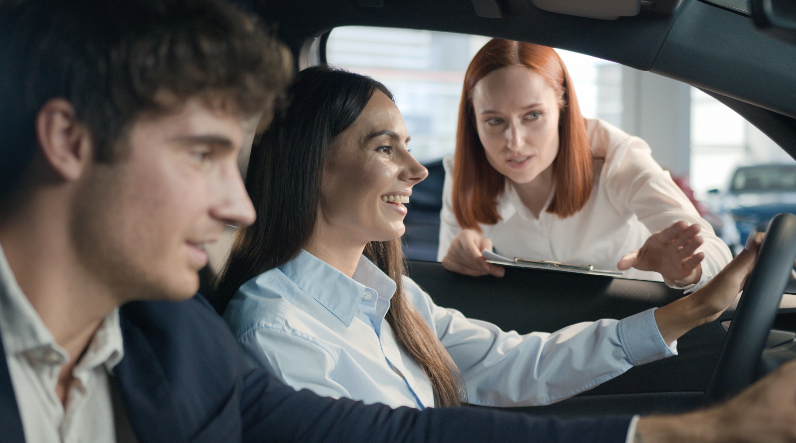 Satisfied Hyundai customer at Napleton Downtown Hyundai dealership
